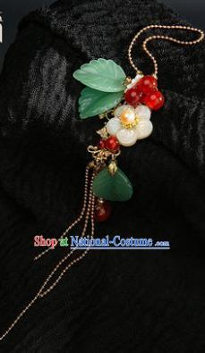 Chinese Classical Hanfu Waist Accessories Ancient Princess Plum Blossom Tassel Belt Pendant