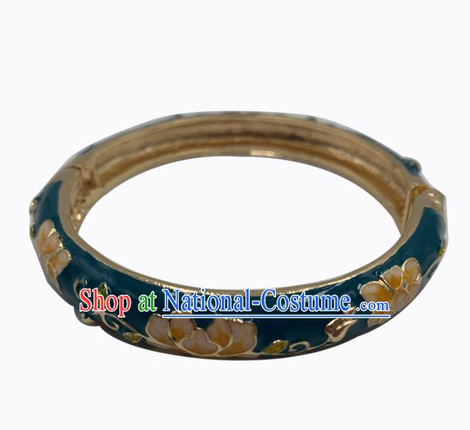 Chinese Classical Hanfu Enamel Bracelet Accessories Ancient Princess Bangle