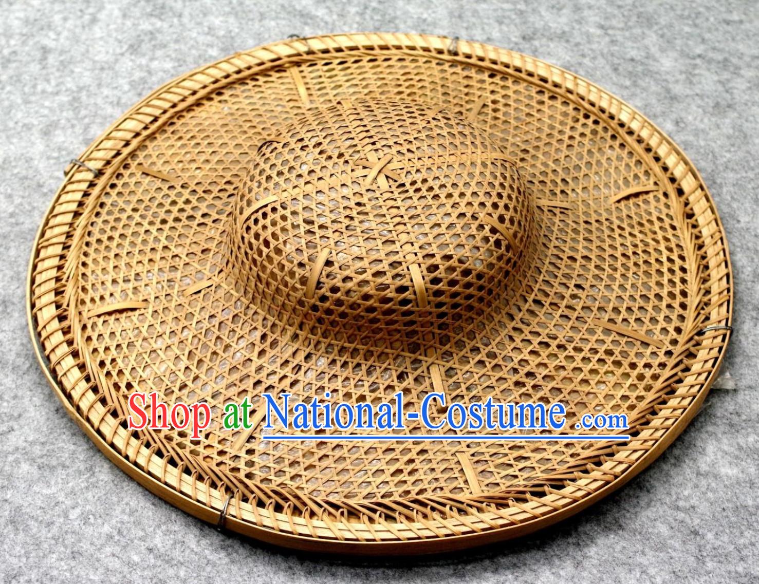 Top Chinese Classical Handmade Plain Straw Hat