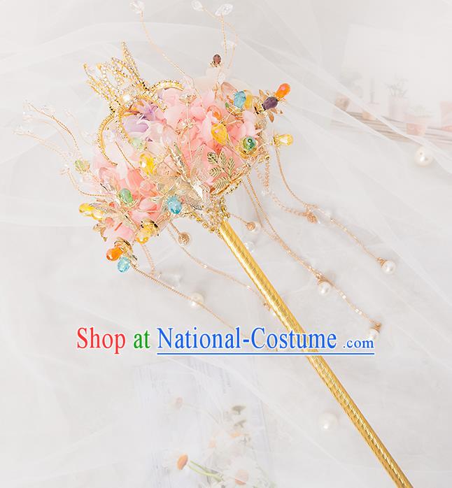 Handmade Baroque Queen Scepters Wedding Accessories Classical European Bride Bridal Bouquet