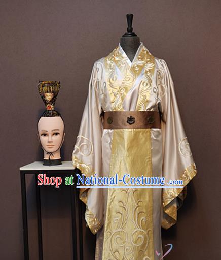 China Drama Ancient Crown Prince Clothing Drama Phoenix Warriors Tang Dynasty Childe Costumes and Headpiece