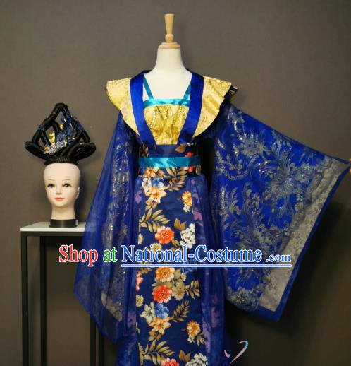 China Ancient Drama Imperial Consort Costumes Hanfu Dress Tang Dynasty Female Clothing