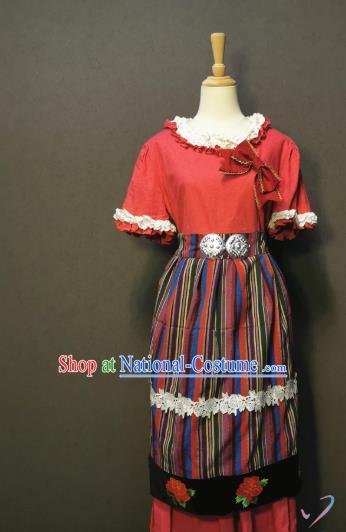 Europe England Stage Performance Dress Netherlands Country Women Costume