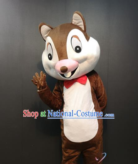 Custom Cosplay Walking Cartoon Squirrel Costume Children Day Celebration Stage Performance Puppet Clothing and Headwear for Adults