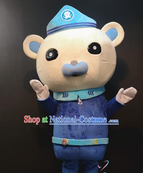 Walking Cartoon Costume Children Day Celebration Stage Performance Clothing Custom Cosplay Chipmunk Puppet Apparels and Hat for Adults