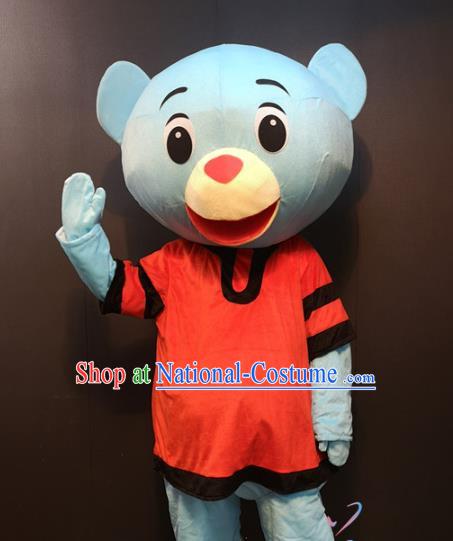 Custom Puppet Bear Apparels Cosplay Rabbit Walking Cartoon Costume Children Day Stage Performance Clothing and Hat