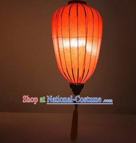 Handmade Chinese Decoration Palace Lanterns Traditional New Year Satin Lantern Classical Festival Wax Gourd Lamp