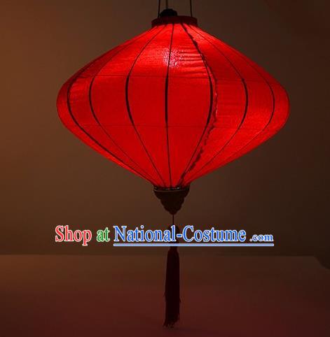 Handmade Chinese Red Silk Palace Lanterns Traditional New Year Decoration Lantern Classical Festival Hanging Lamp