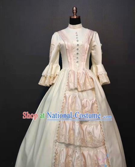 Traditional Europe Court Clothing Noble Princess Dress Waltz Dance Costume