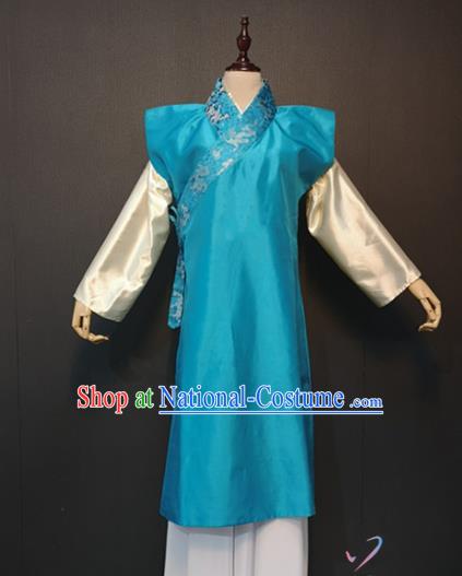 Ancient Drama The Dream of Red Mansions Qing Wen Blue Outfits Traditional China Ming Dynasty Servant Girl Costume