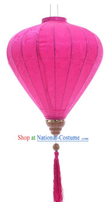 Handmade Chinese Classical Pink Silk Palace Lanterns Traditional New Year Decoration Lantern Spring Festival Lamp