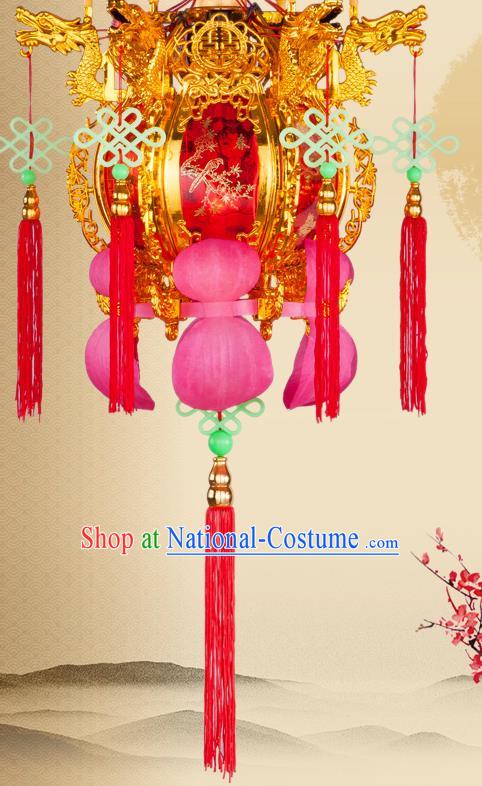 Handmade Chinese Classical Palace Lanterns Traditional New Year Decoration Lantern Spring Festival Plastic Lamp