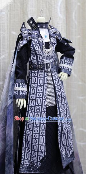 China Ancient Warrior Clothing Custom Professional Cosplay BJD Swordsman Sirius Costumes