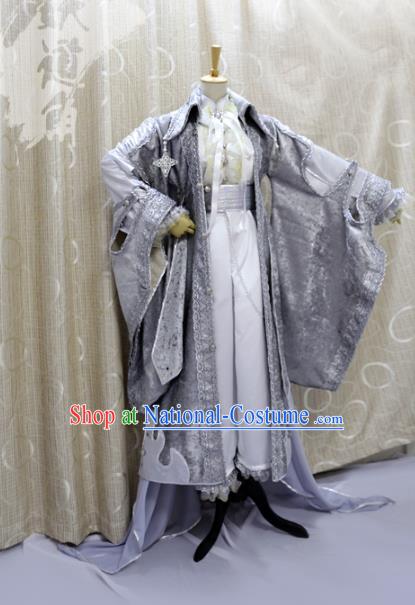 China Ancient Noble Childe Clothing Custom Professional Cosplay Swordsman Prince Costume