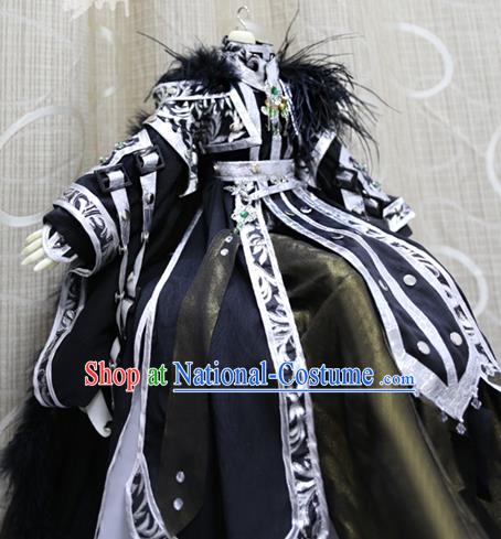 Cosplay BJD Doll Costumes Custom China Ancient Swordsman Mo Luo Clothing