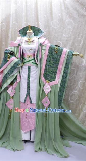 China Cosplay Princess Dress Custom Traditional Ancient Female Swordsman Costumes Li Jianshi Clothing