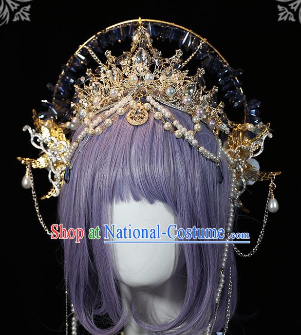 Cosplay Bride Royal Crown Halloween Princess Hair Accessories