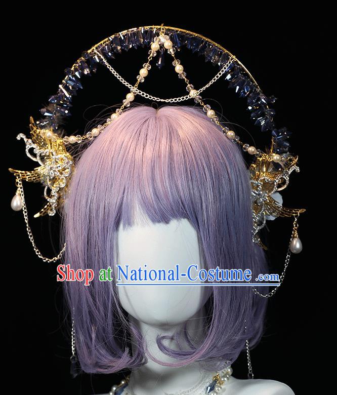 Cosplay Bride Royal Crown Halloween Princess Hair Accessories