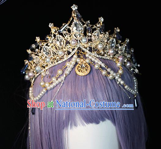 Cosplay Bride Royal Crown Halloween Princess Hair Accessories