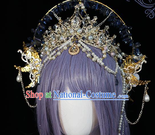 Cosplay Bride Royal Crown Halloween Princess Hair Accessories