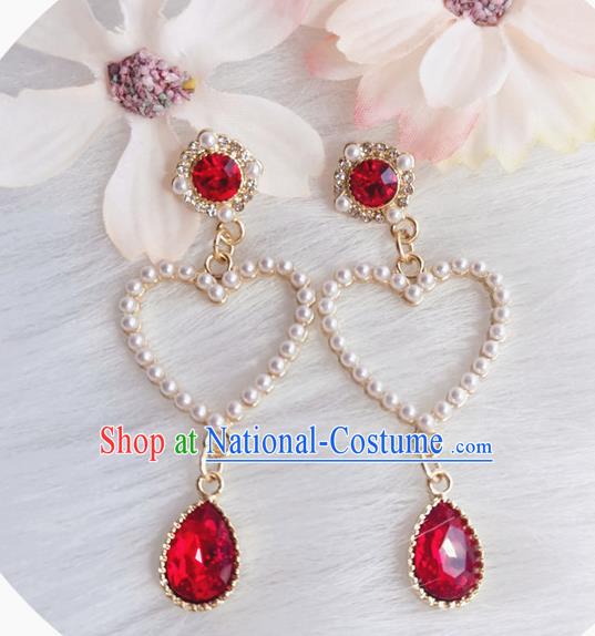 Handmade Renaissance Accessories Court Retro Earrings Europe Baroque Eardrop