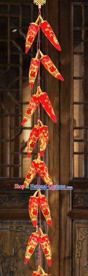 China Red Pepper Pendant New Year Decorations Spring Festival Accessories