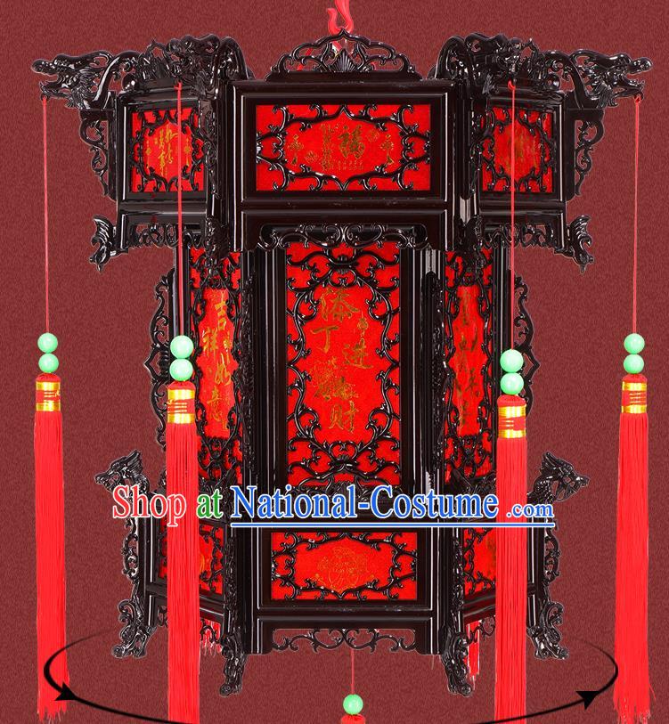 Chinese Three Layer Decorations Lamp Traditional New Year Palace Lantern Handmade Hanging Lamp Classical Red Lanterns