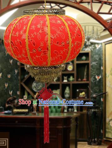 Chinese Traditional New Year Palace Lantern Hanging Lamp Classical Red Lanterns Handmade Lantern