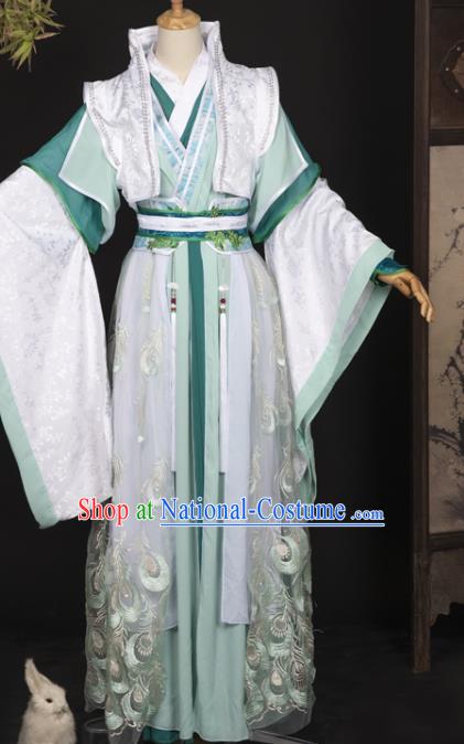 Cosplay Chinese Ancient Swordsman Clothing Noble Childe Costumes for Men