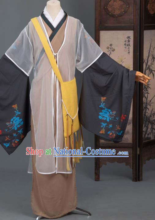 Cosplay Chinese Yuan Dynasty Scholar Costumes Ancient Litterateur Tang Xianzu Clothing