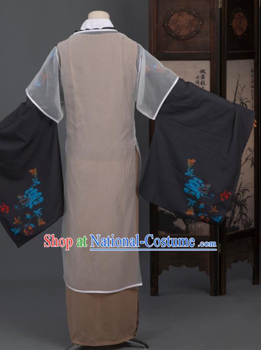 Cosplay Chinese Yuan Dynasty Scholar Costumes Ancient Litterateur Tang Xianzu Clothing