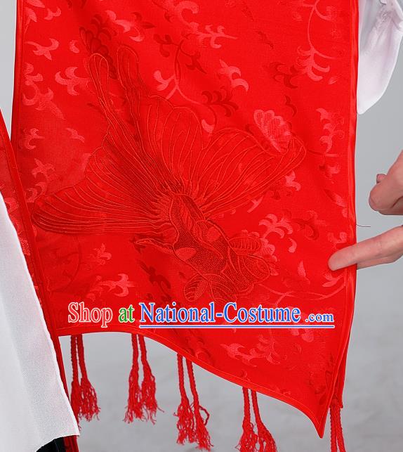 Cosplay Chinese Ming Dynasty Royal Prince Costumes Ancient Emperor Wedding Red Clothing