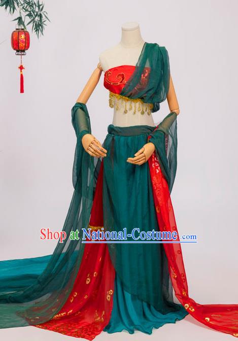 Chinese Tang Dynasty Palace Lady Costumes Ancient Flying Apsaras Hanfu Dress Classical Dance Apparels