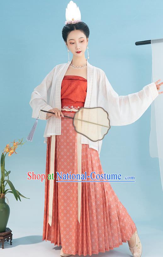 China Ancient Court Women Apparels Traditional Clothing Song Dynasty Imperial Consort Historical Costumes