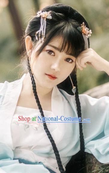 Chinese Ming Dynasty Girl Wigs Chignon Quality Wigs China Best Wig Ancient Palace Lady Hairpiece