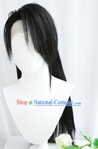 Best Chinese Drama Cosplay Swordsman Wig Sheath China Quality Front Lace Wigs Ancient Prince Wig