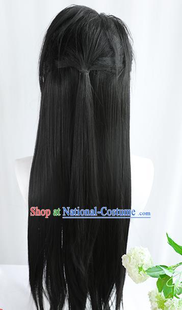 Best Chinese Drama Cosplay Swordsman Wig Sheath China Quality Front Lace Wigs Ancient Prince Wig