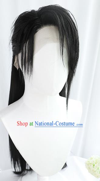 Best Chinese Drama Cosplay Swordsman Wig Sheath China Quality Front Lace Wigs Ancient Prince Wig