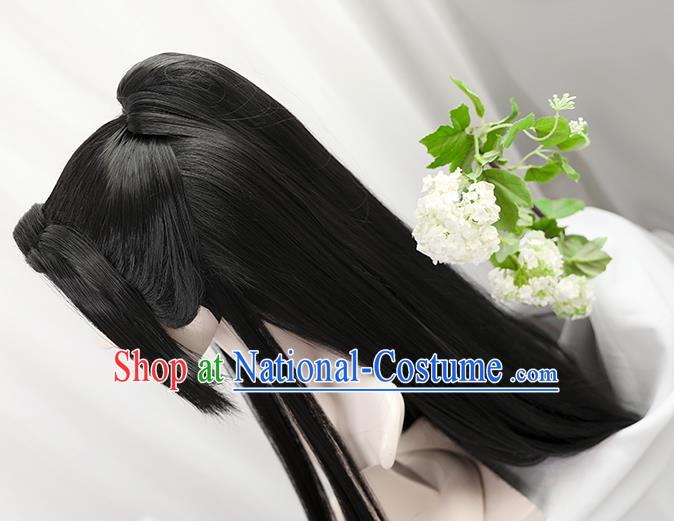 Best Chinese Drama Ancient Swordsman Wig Sheath China Quality Wigs Cosplay Young Knight Wig