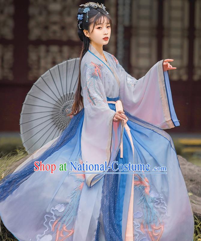 China Ancient Noble Lady Dress Traditional Jin Dynasty Court Princess Historical Costumes Hanfu Apparels