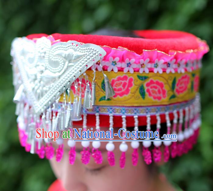 Best Chinese Miao Nationality Headwear Top Quality China Ethnic Women Hat