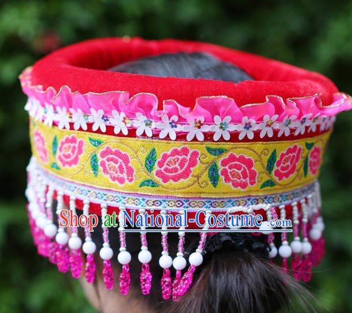 Best Chinese Miao Nationality Headwear Top Quality China Ethnic Women Hat