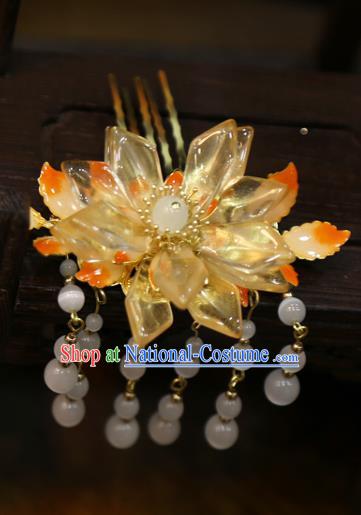 Chinese Wedding Hair Sticks Classical Hair Accessories Traditional Xiuhe Suit Lotus Hairpins Full Set