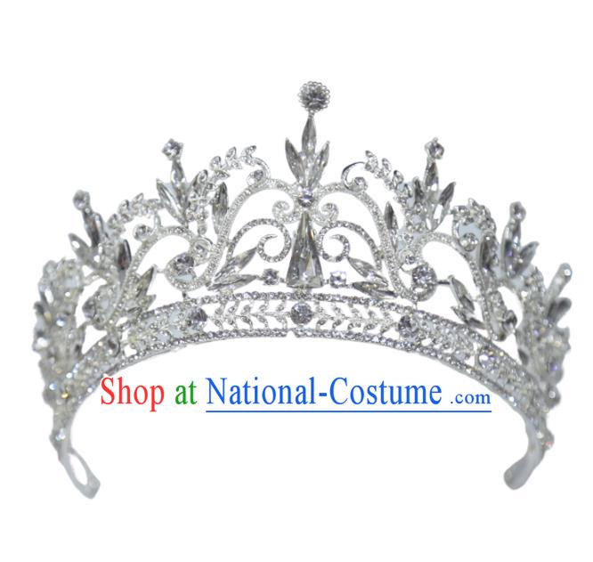 Top Grade Crystal Royal Crown Europe Princess Hair Accessories