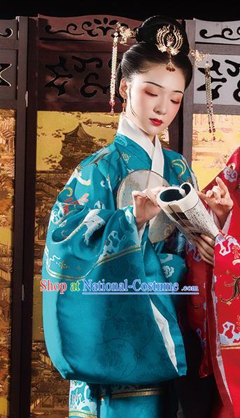 Ancient China Imperial Consort Hanfu Clothing Traditional Ming Dynasty Royal Countess Costumes Complete Set