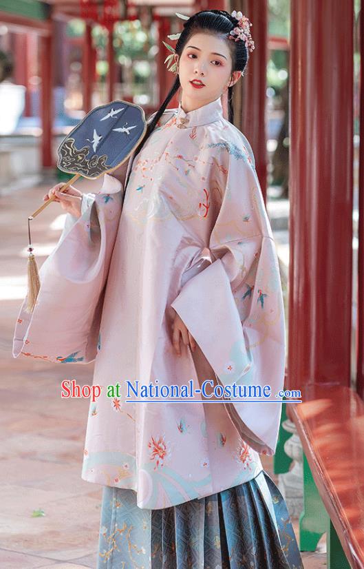 China Traditional Ming Dynasty Royal Princess Costumes Ancient Palace Lady Hanfu Clothing