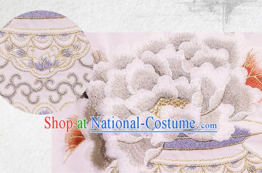 Ancient China Young Mistress Embroidered Costumes Traditional Song Dynasty Noble Lady Hanfu Dress Clothing