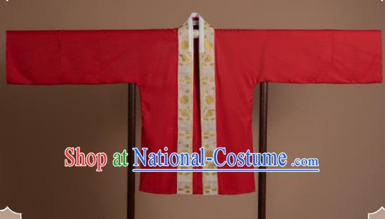 Ancient China Traditional Wedding Hanfu Clothing Song Dynasty Court Empress Red Historical Costumes Complete Set