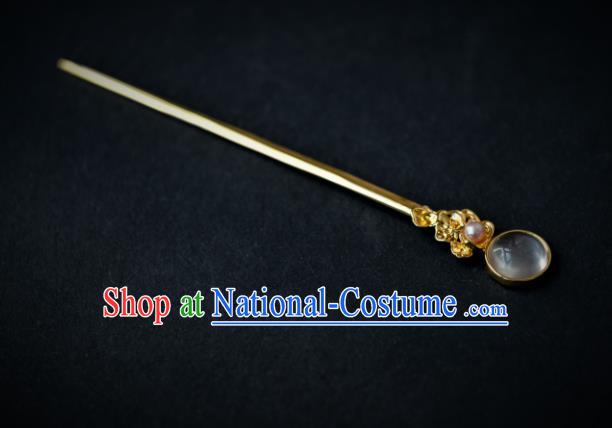 China Traditional Tang Dynasty Court Hair Accessories Ancient Princess Albite Hair Stick Hairpin