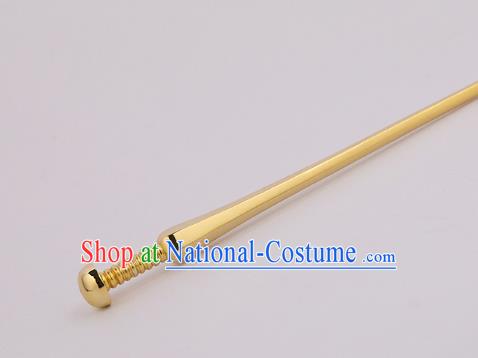 China Traditional Han Dynasty Court Hair Stick Handmade Hair Accessories Ancient Emperor Hairpin